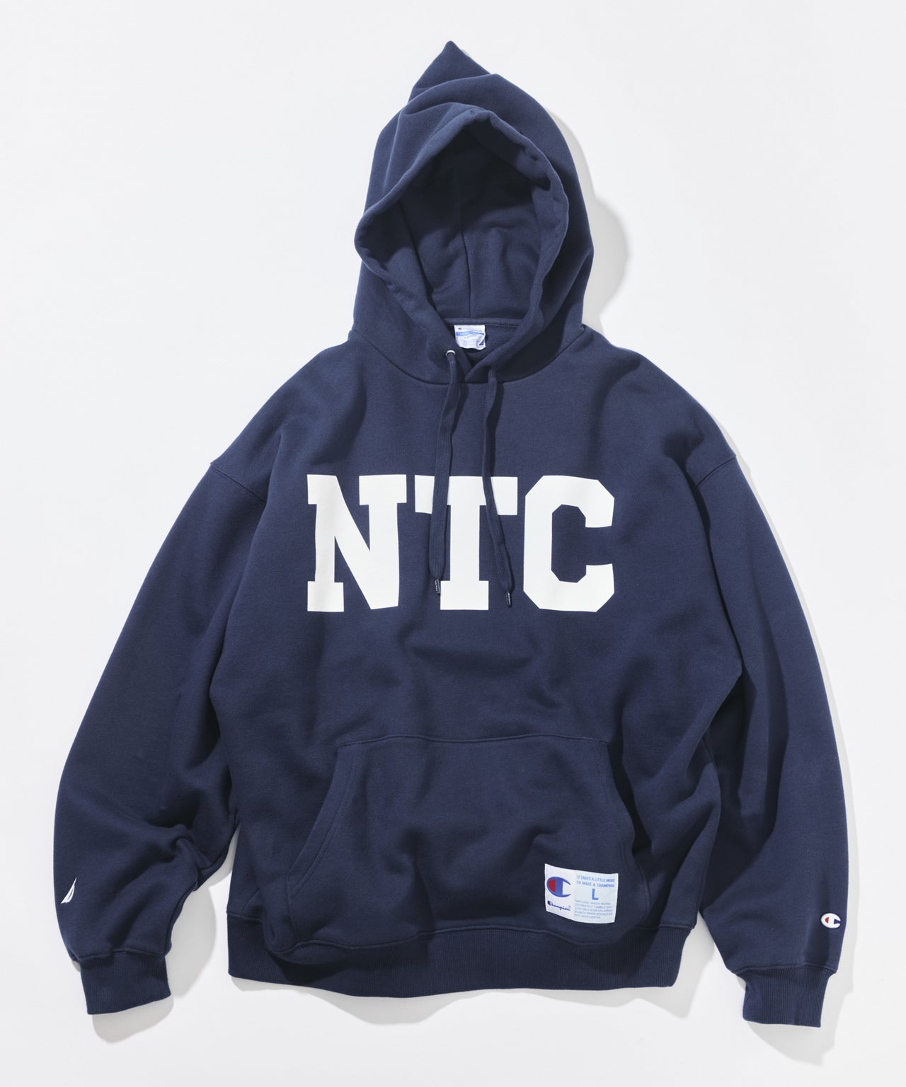 NAUTICA Champion コラボレーションアイテム　NTC 　淡いネイビー