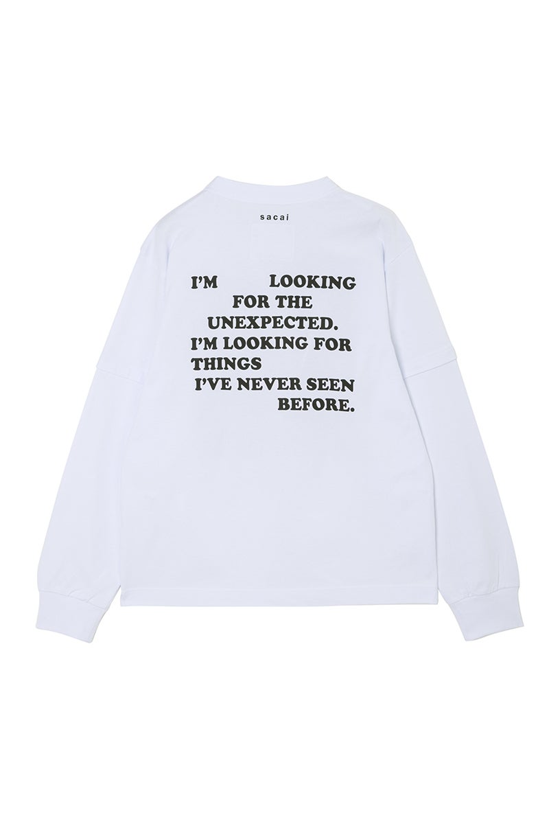 sacai(サカイ)×ロバート・メイプルソープ チューリップロングTシャツ(背面)