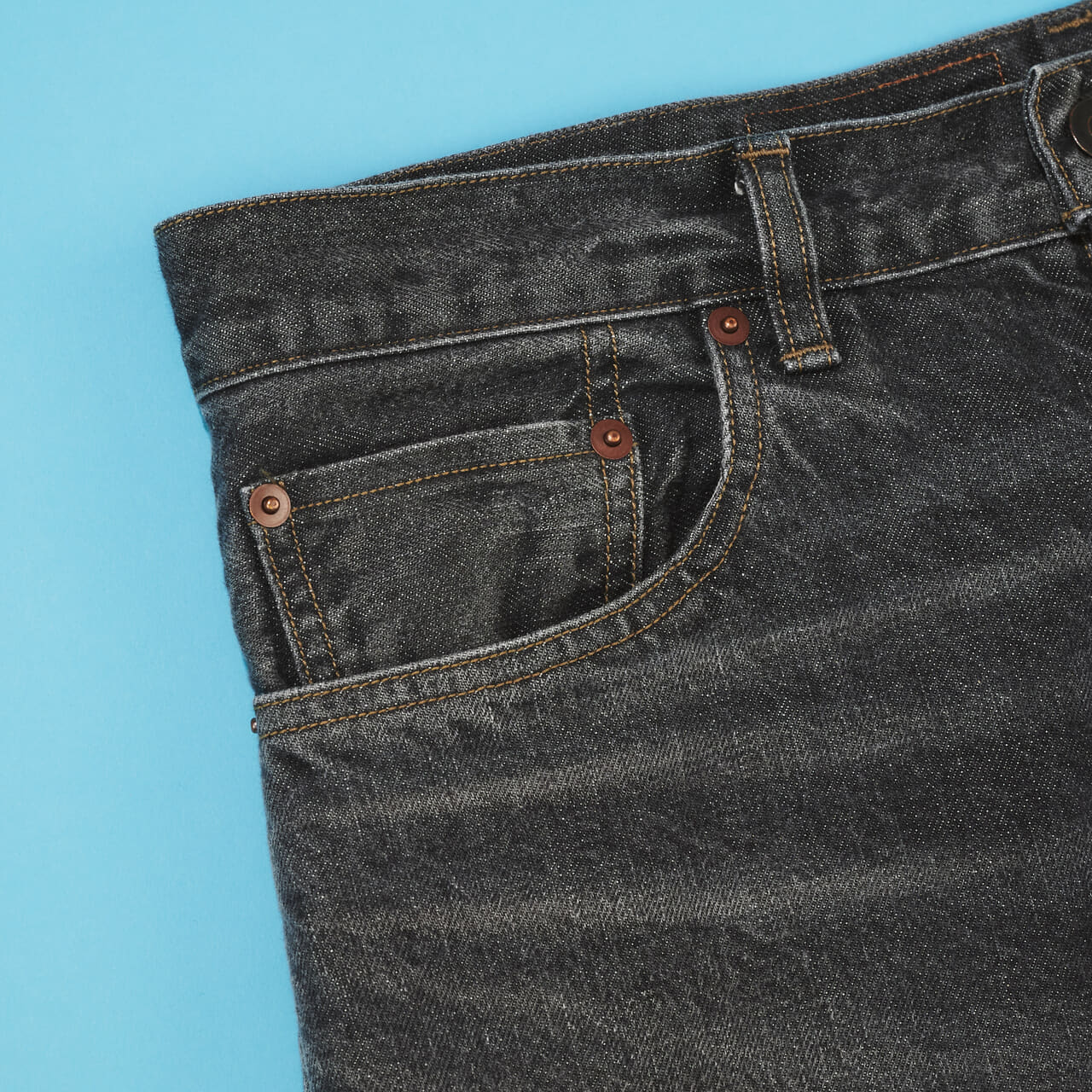 blurhmsrootstockの愛用デニム 13.5oz Denim Pants Classic ヒゲ