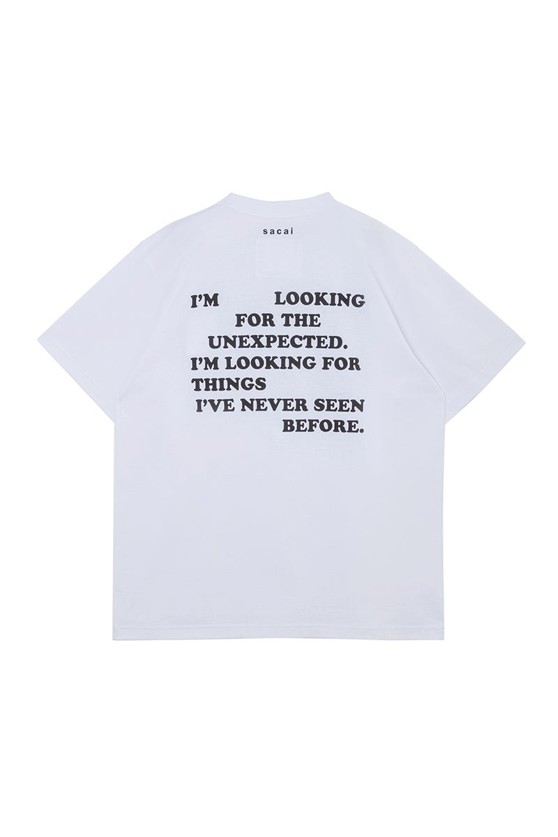 sacai(サカイ)×ロバート・メイプルソープ カラーリリーTシャツ(背面)