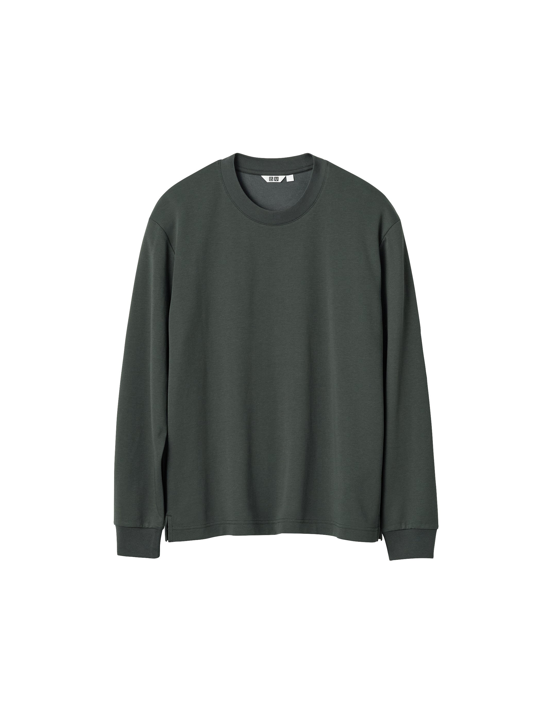 ユニクロユー2026AW／スーピマコットンT／ダークグレー