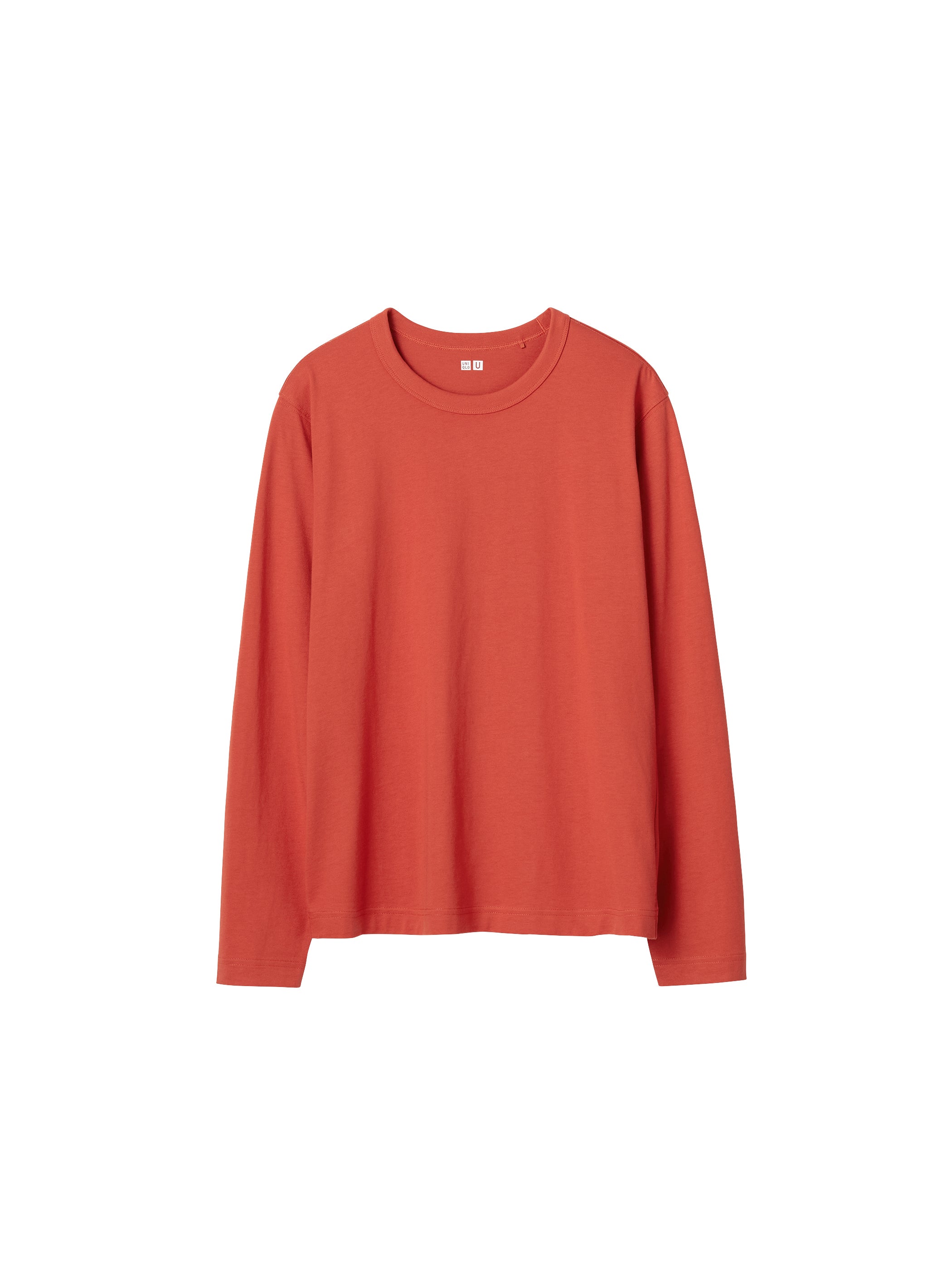 ユニクロユー2026AW／スーピマコットンTｗ／レッド