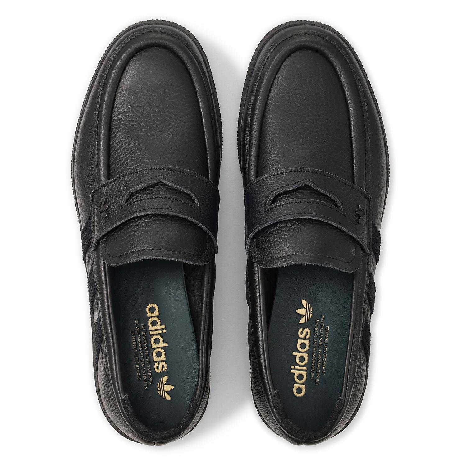 HANDBALL SPEZIAL LOAFER ブラック 俯瞰