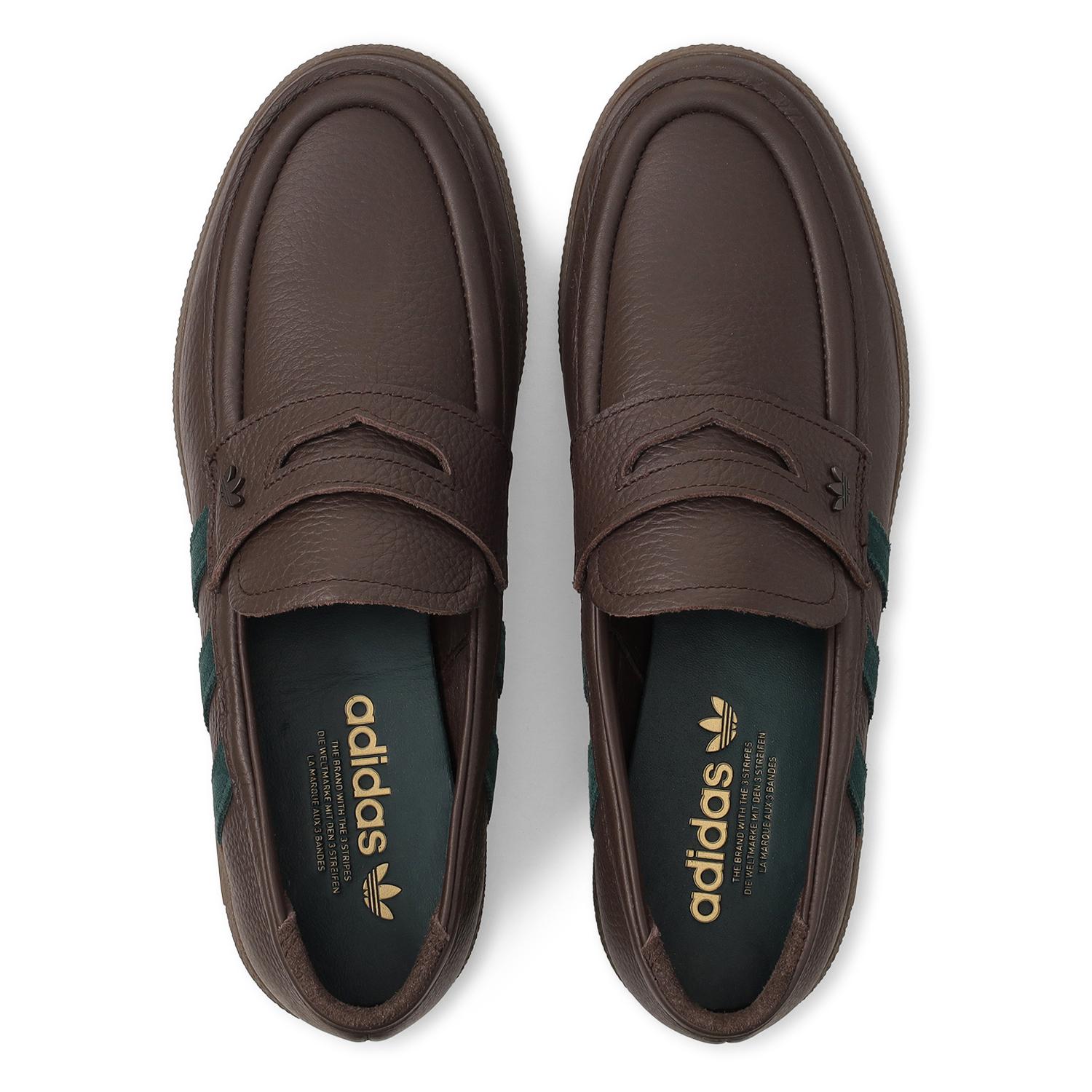 HANDBALL SPEZIAL LOAFER ブラウン 俯瞰