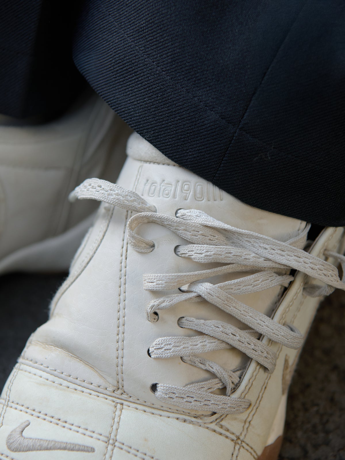 EDSTR&Ouml;M OFFICE PR & Communications大沢駿介さんの愛用スニーカー・NIKEのNIKE TOTAL 90シューレース