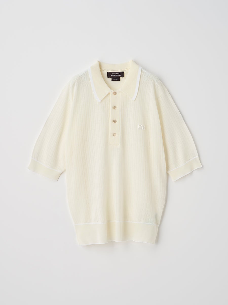 JOHN SMEDLEY、WALES BONNER カプセルコレクション ホワイト ニット
