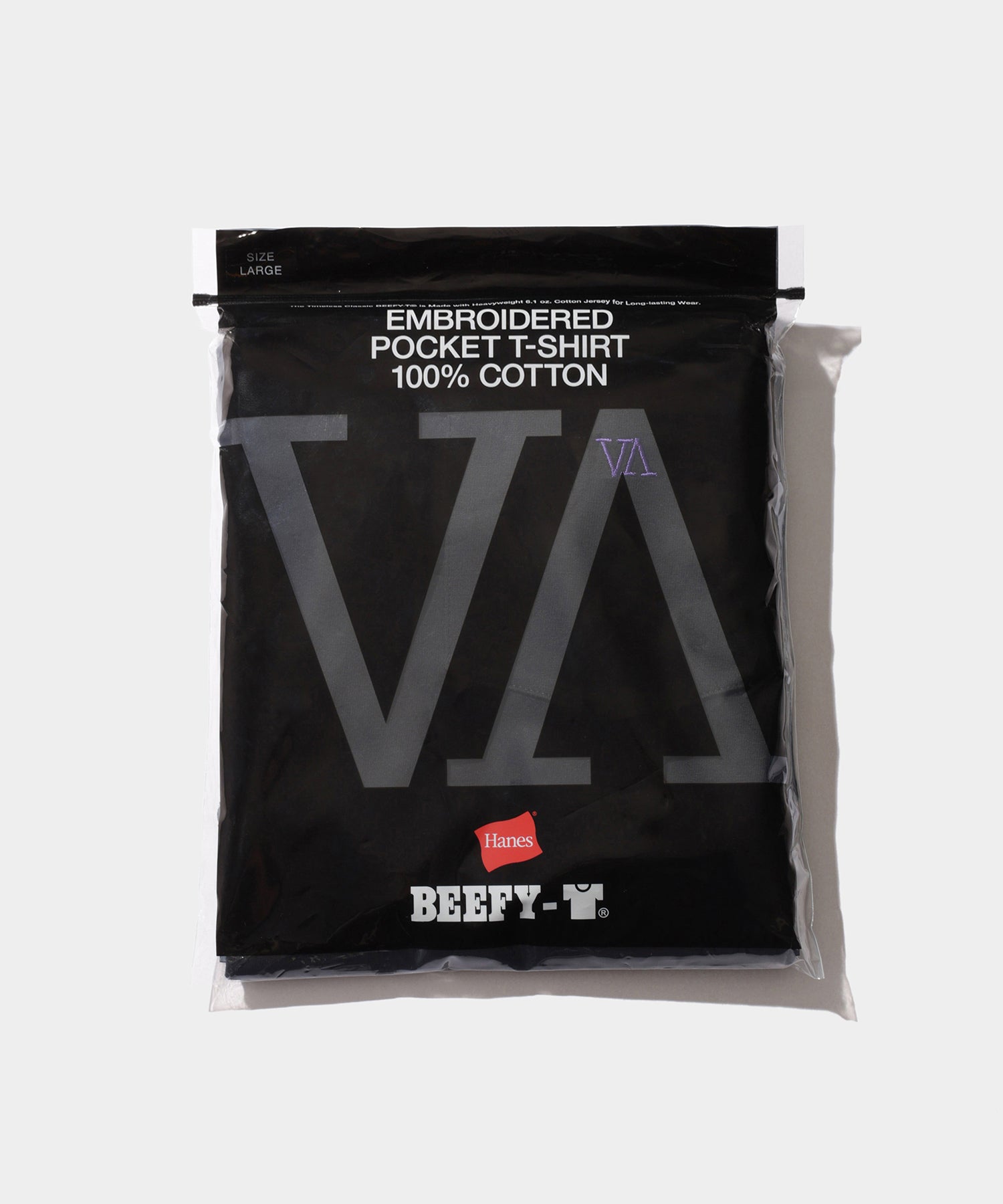 V.A.&times;Hanes ブラック　外観