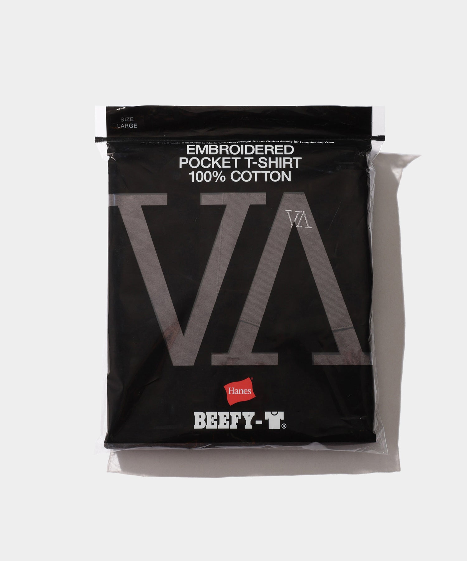 V.A.&times;Hanes　ダークブラウン