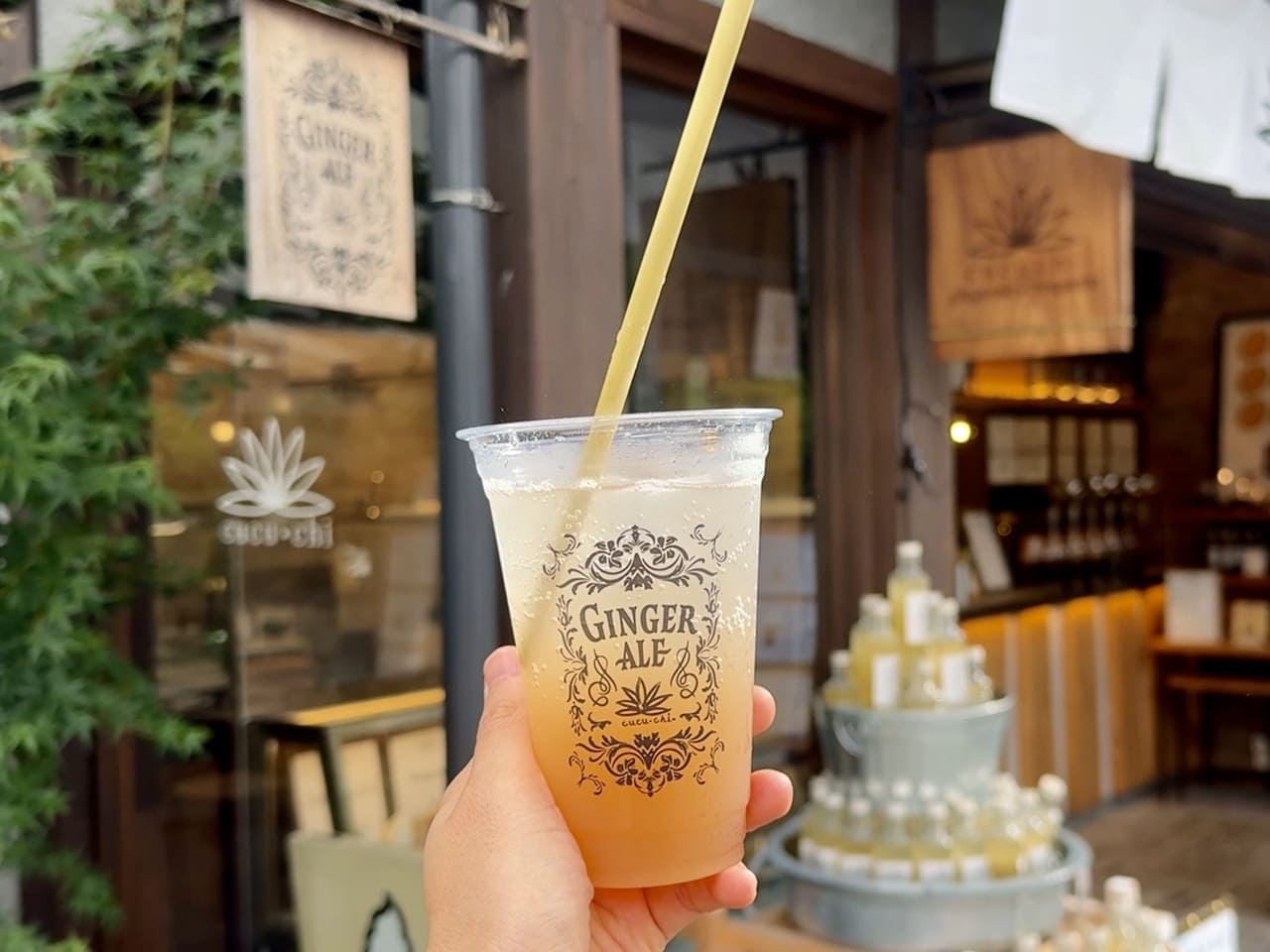 湯布院食べ歩き/湯布院 鞠智のジンジャーエール