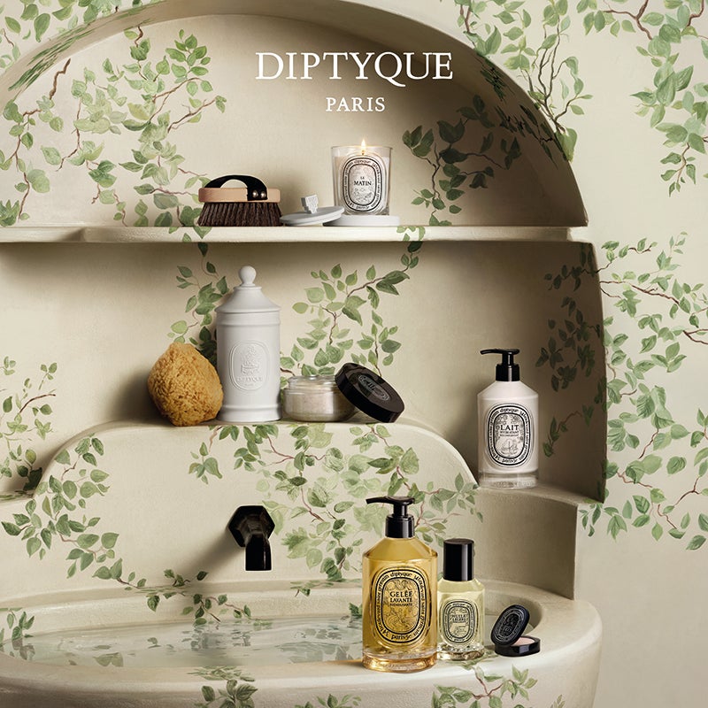 Diptyqueの新作ボディケアコレクション「Les Rituels de Soin Diptyque」のイメージビジュアル1