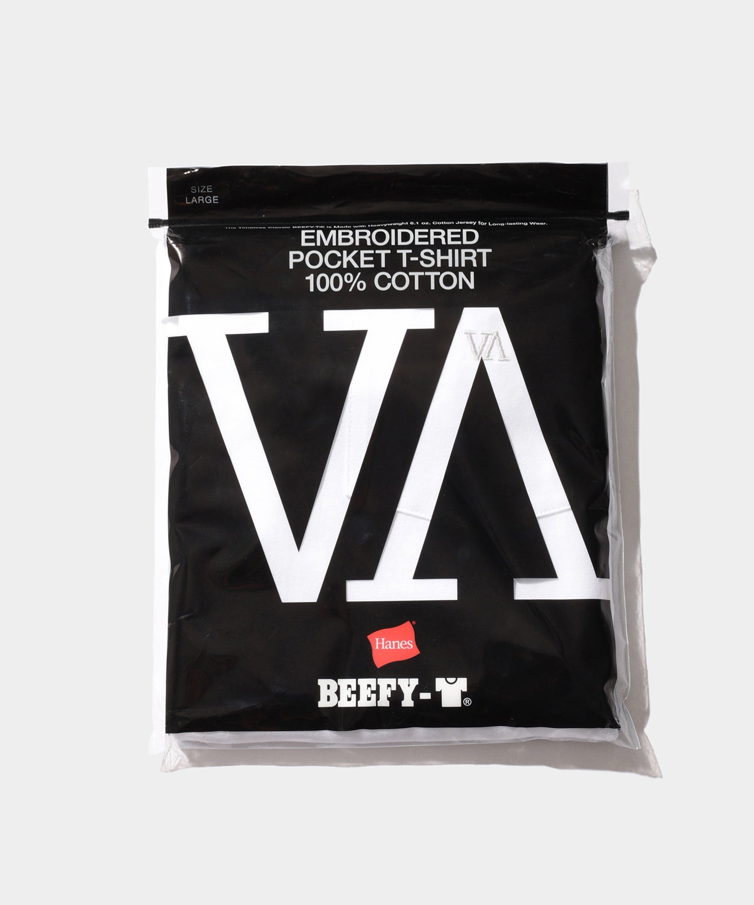 V.A.&times;Hanes　ホワイト　外観