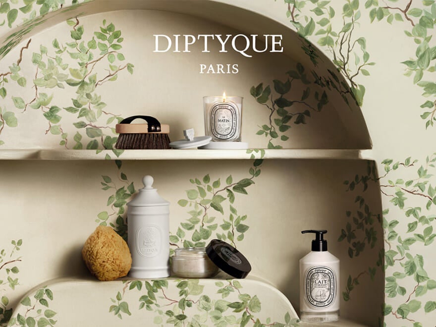 Diptyque(ディプティック)の没入感あふれるポップアップ。大注目の新作ボディケアコレクションを体感するチャンス!<完全予約制>