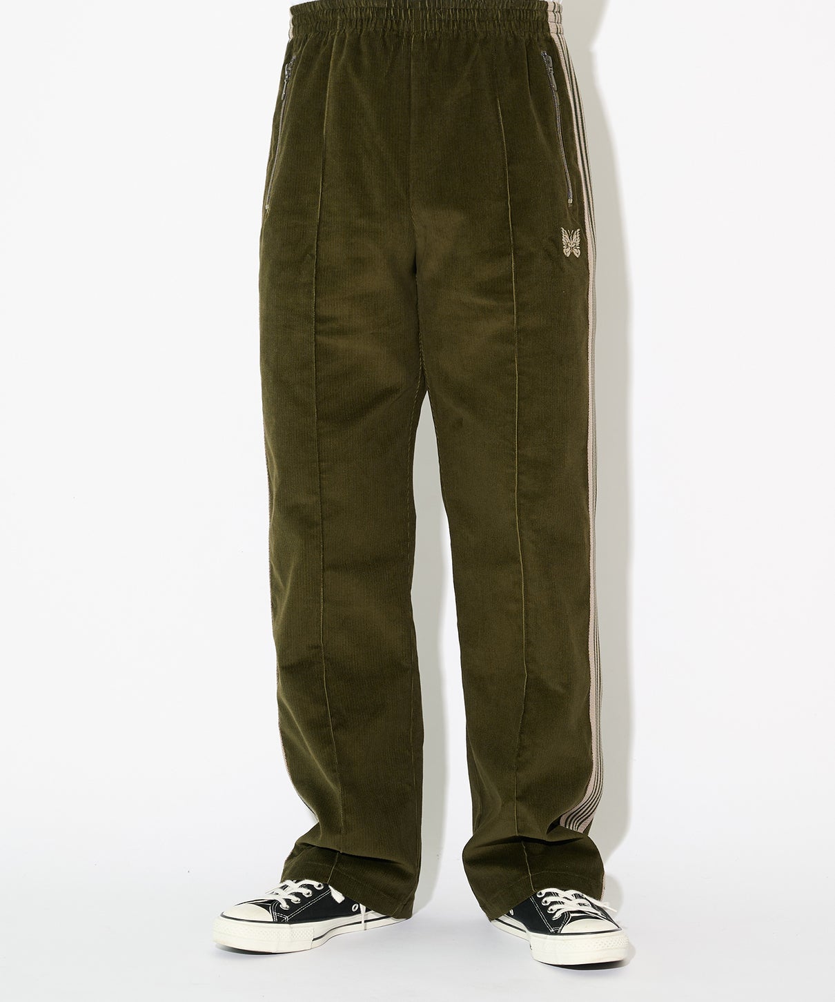 TRACK PANT グリーン 着画