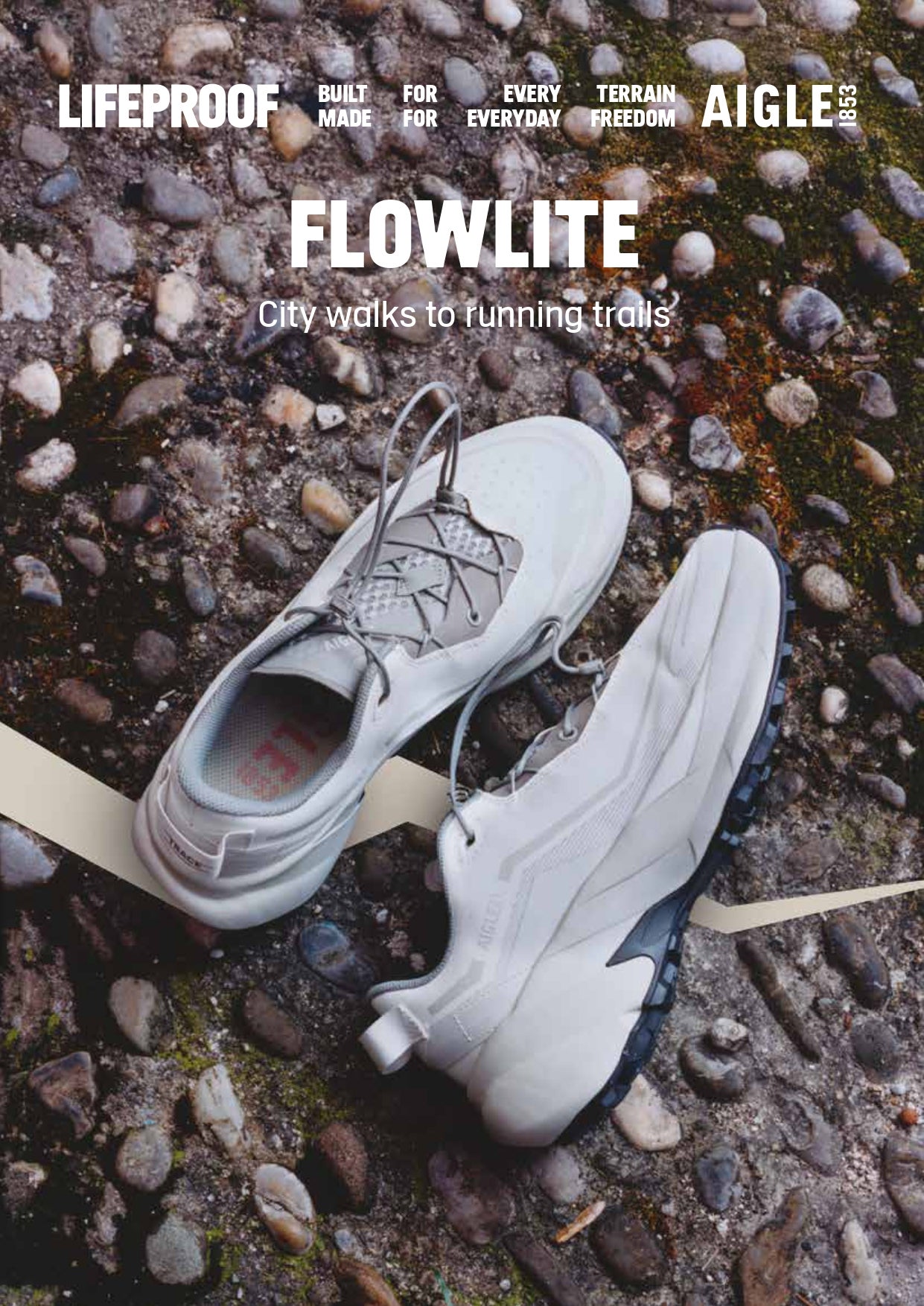 AIGLE 「FLOWLITE(フローライト)」 キービジュアル