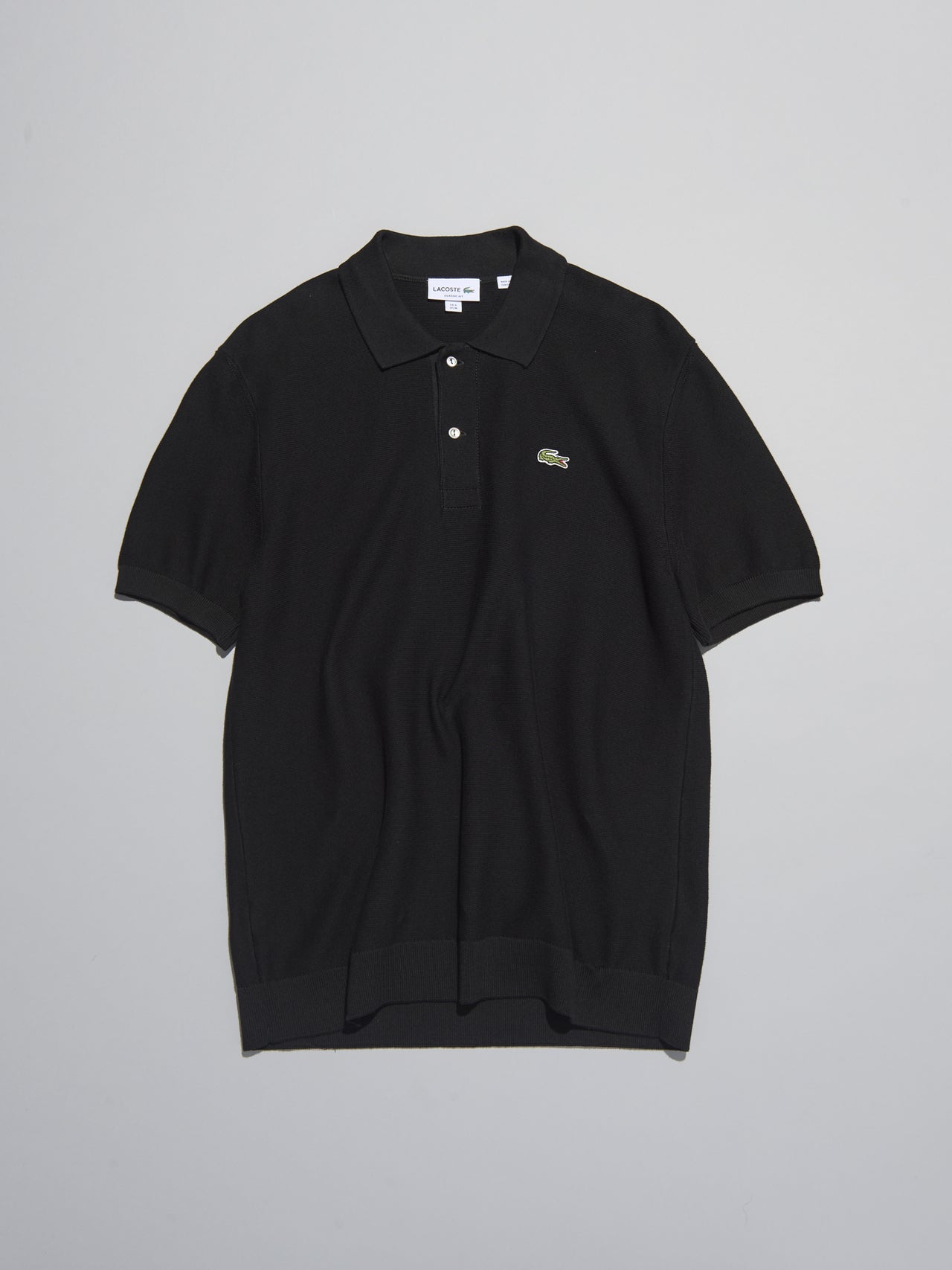 LACOSTE、ハイゲージニットクラシックポロシャツ