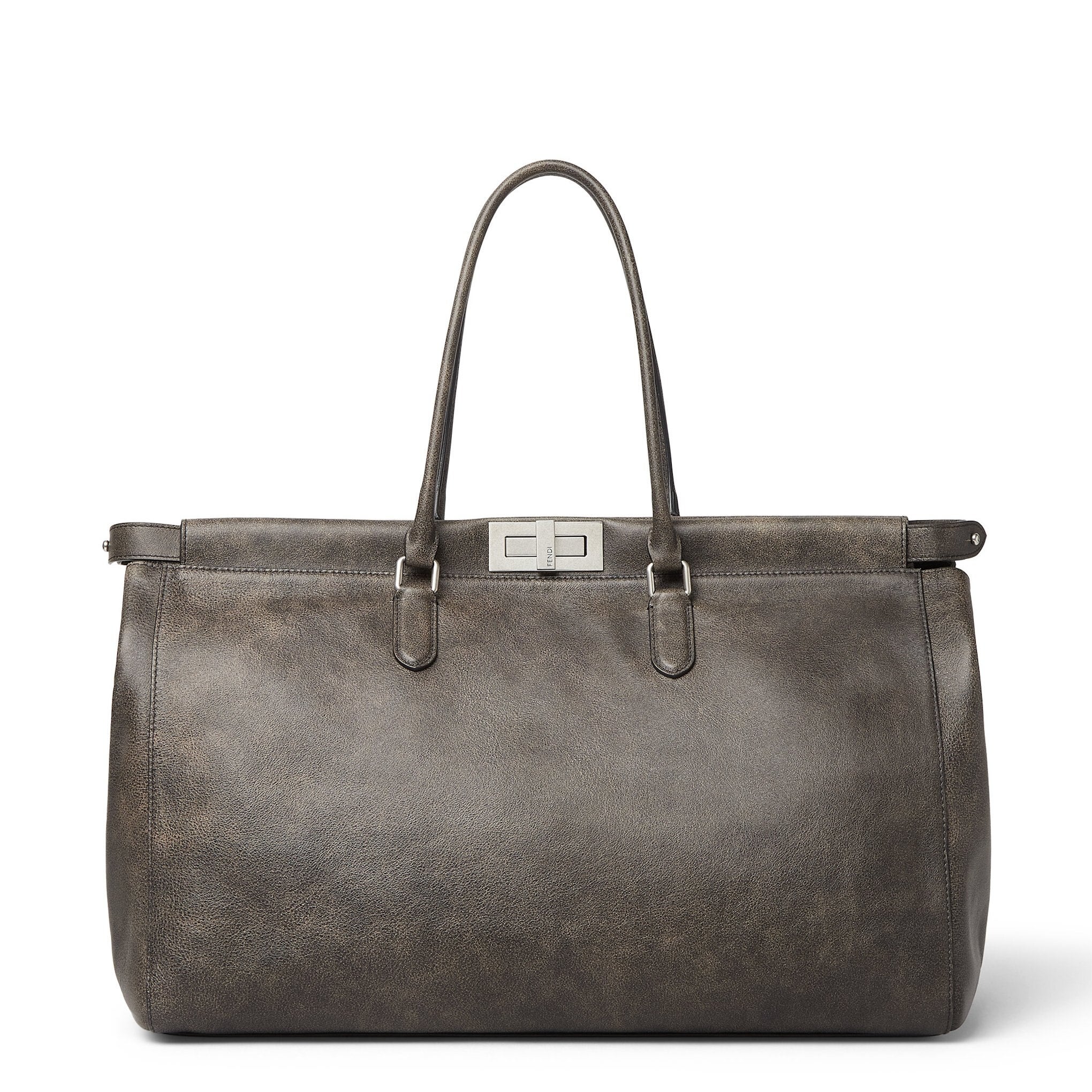 「フェンディ（FENDI）」 Peekaboo Tote ラージ ビンテージ調ブラック