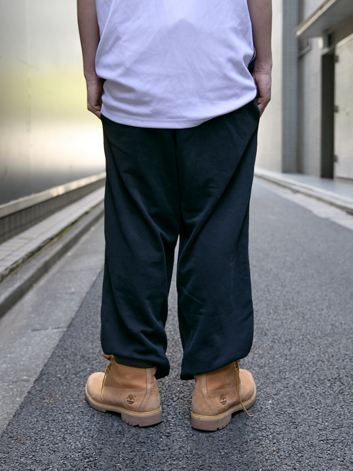 ユニクロのスウェットパンツのバック