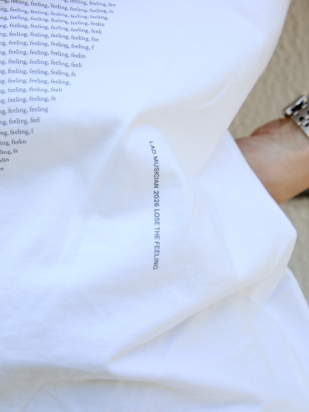 ラッド ミュージシャンのTシャツのプリント