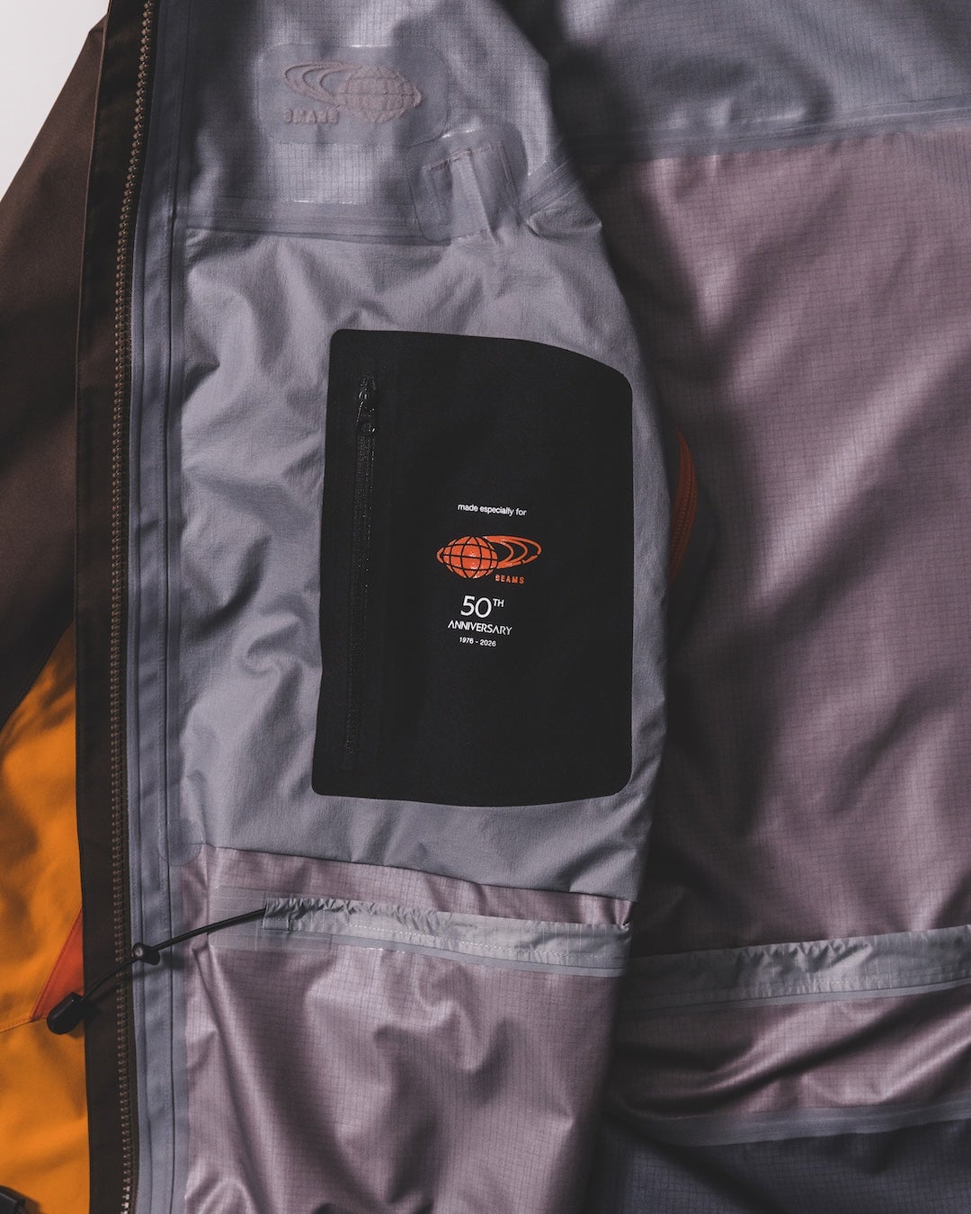 ARC'TERYX × BEAMS Anniversary Collection シェルジャケット 内側