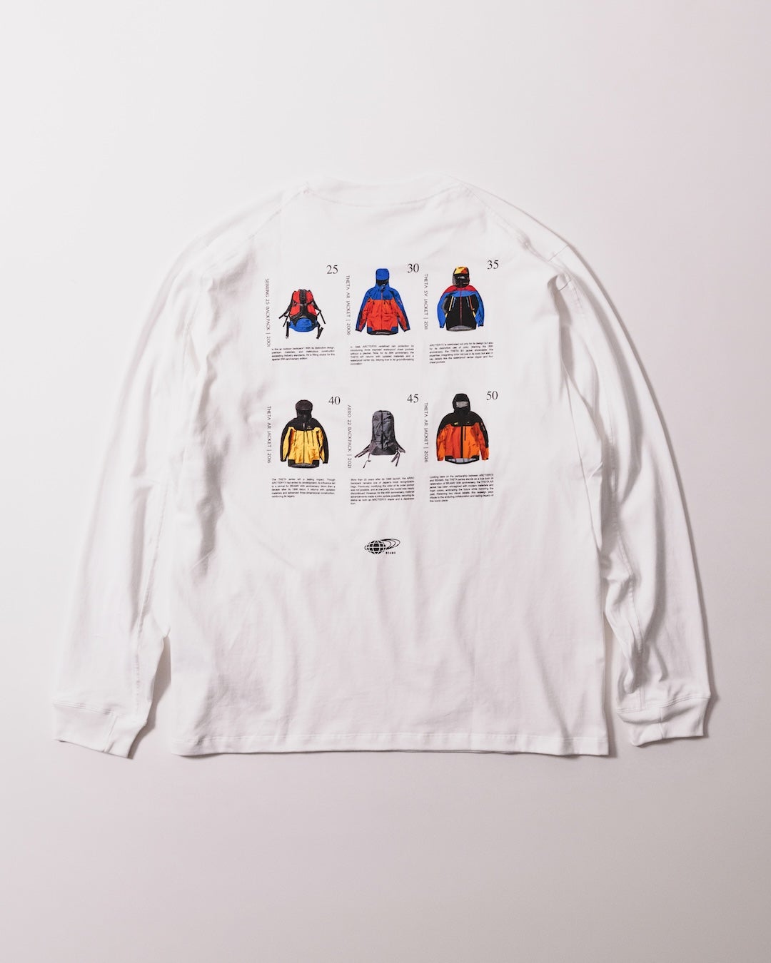 ARC'TERYX × BEAMS Anniversary Collection ロンT バックプリント
