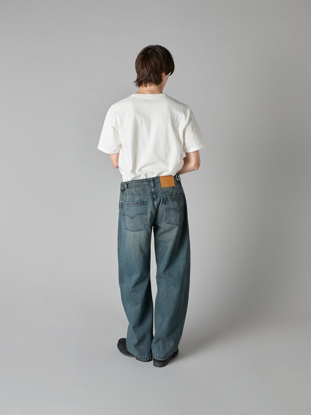 Levi's 「BAGGY バレルジーンズ」を穿いてみた バック