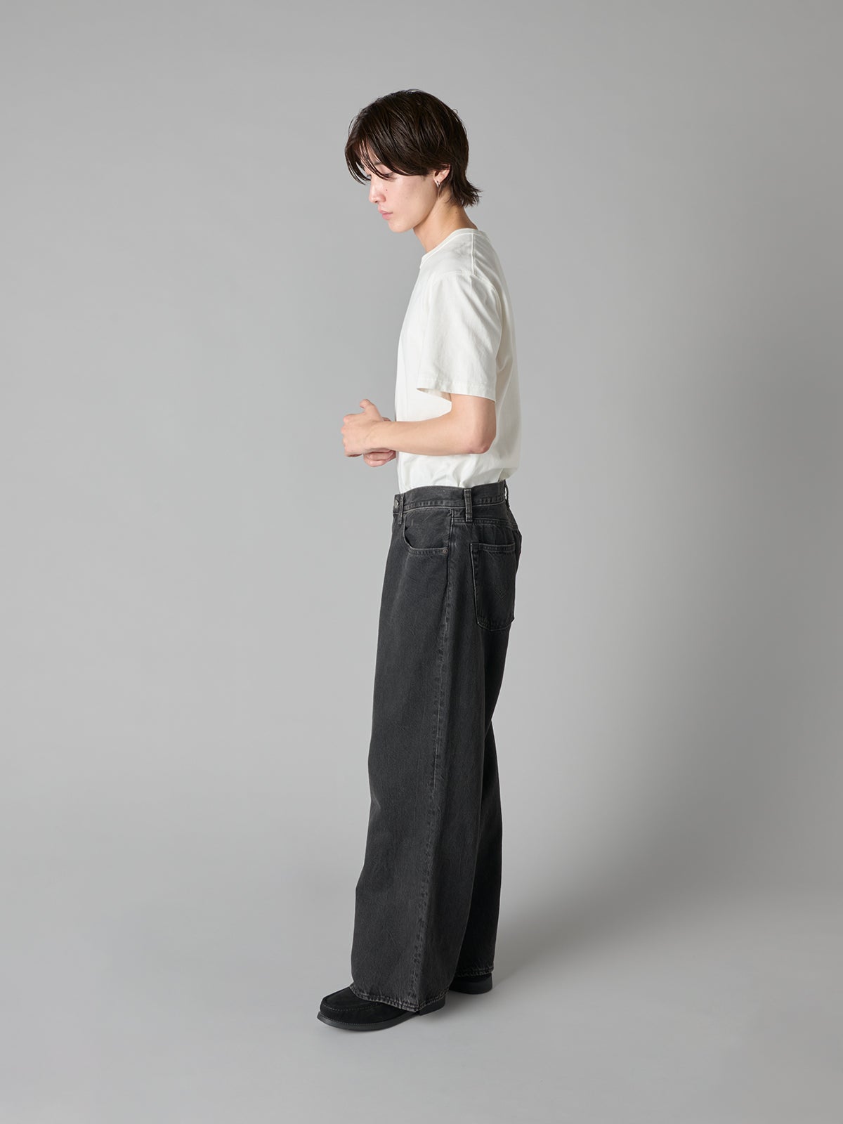 Levi's® 「BAGGY WIDE LEG ジーンズ」を穿いてみた サイド