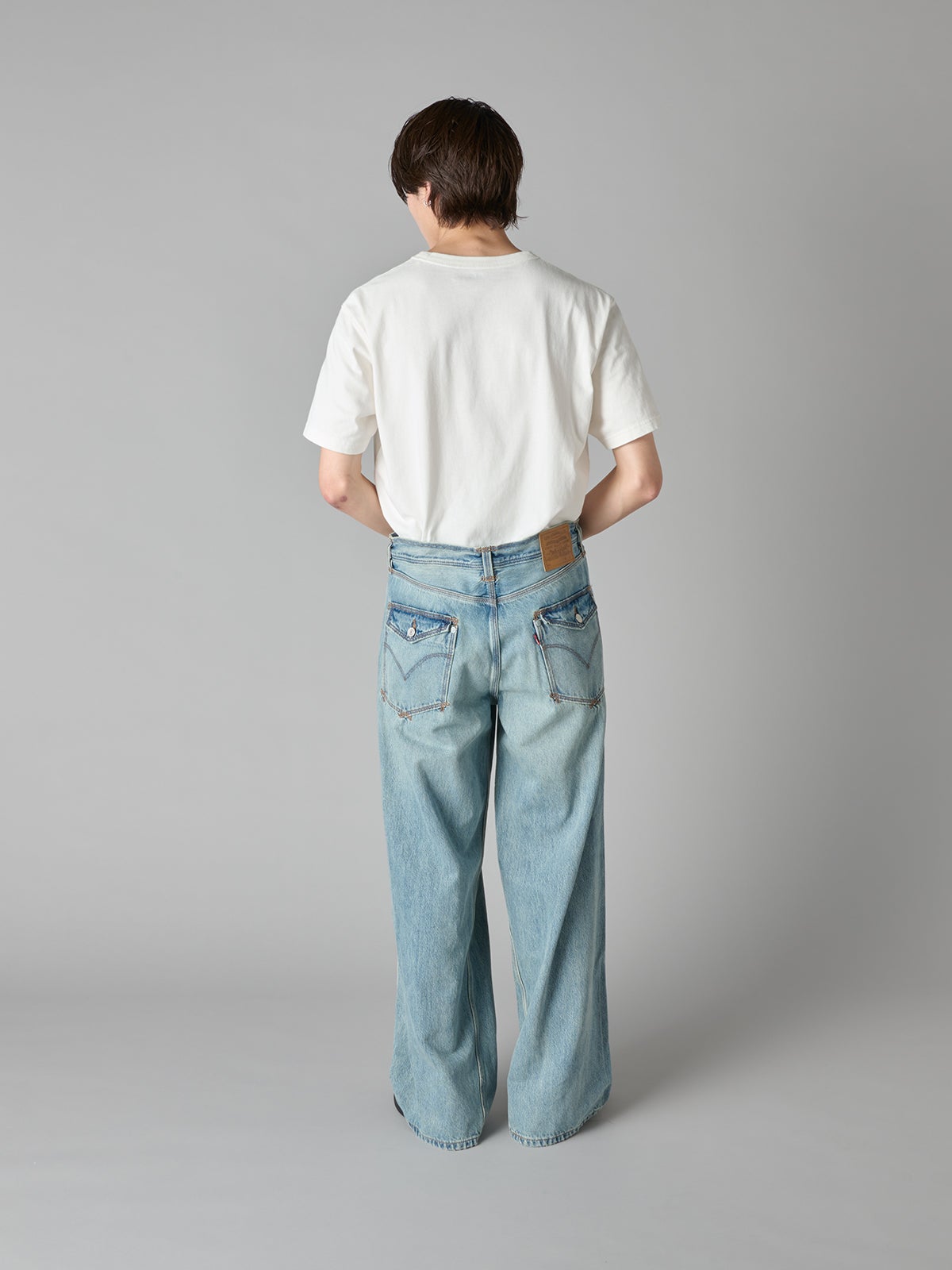 Levi's® 「TWISTED バギーワイドジーンズ」を穿いてみた バック