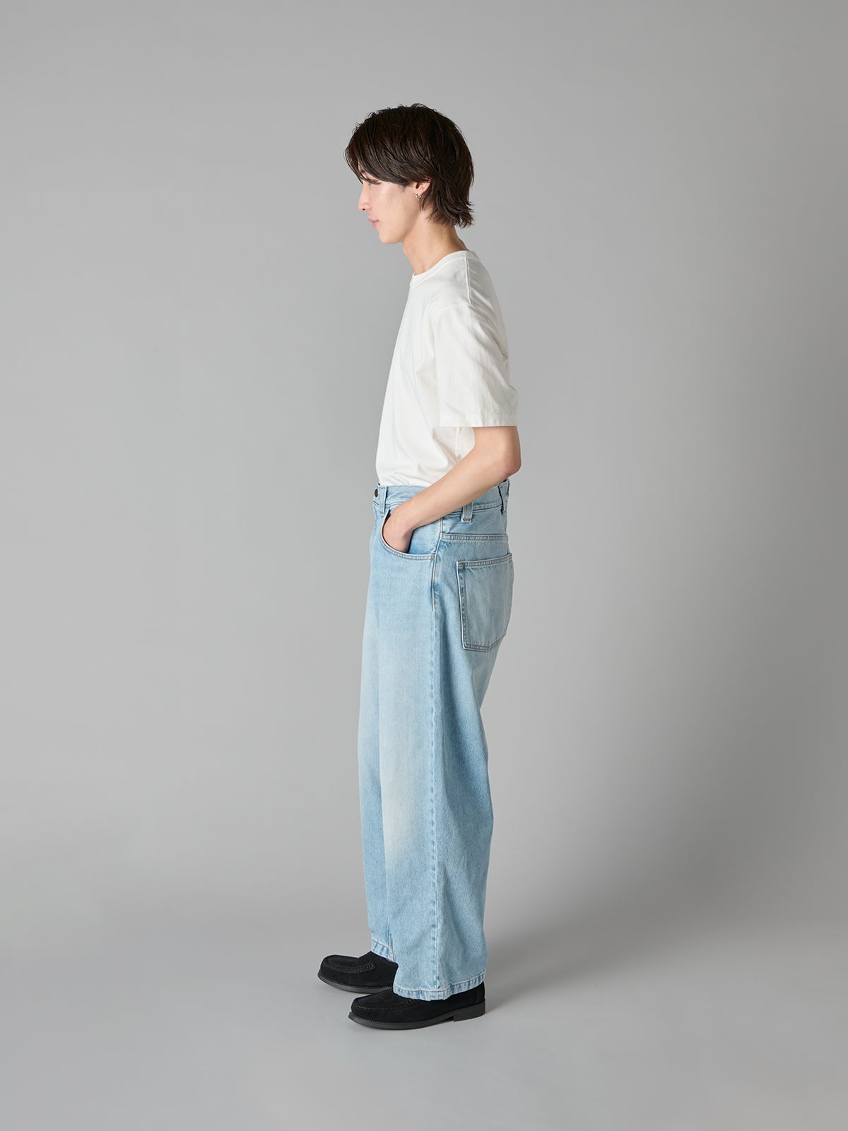 Carhartt WIP「ブランドンパンツ」を穿いてみた サイド