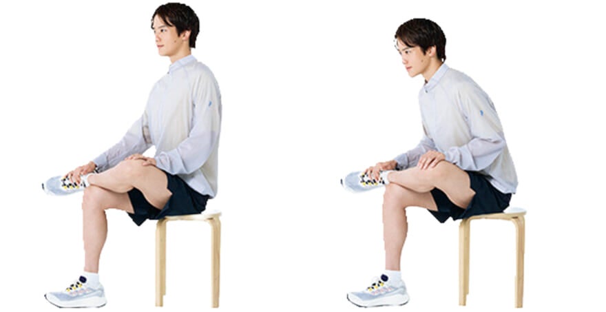 大臀筋をほぐすストレッチ