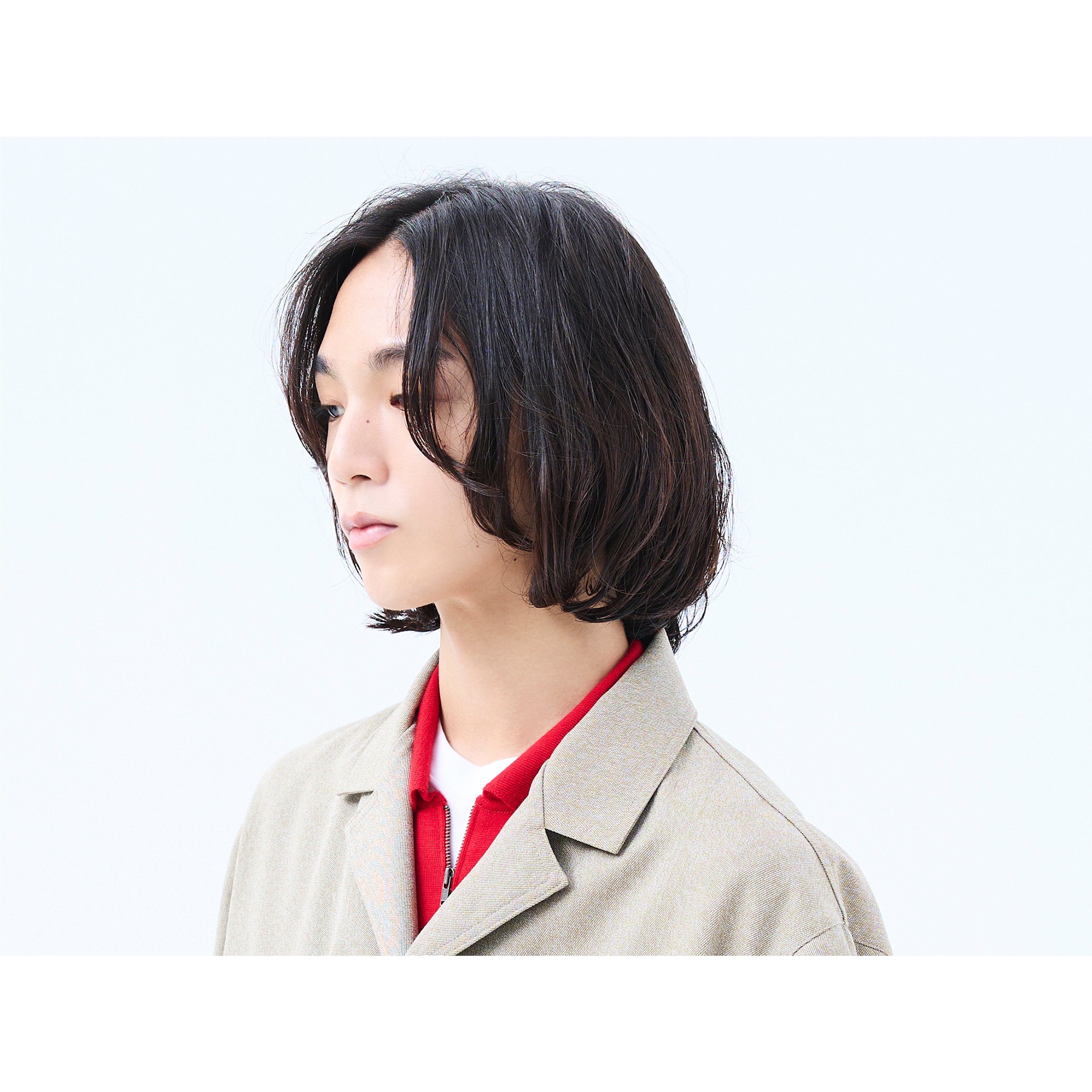 首のラインをキレイに見せる。内巻きメンズボブの新しい魅力【東京最旬ヘアカタログ】