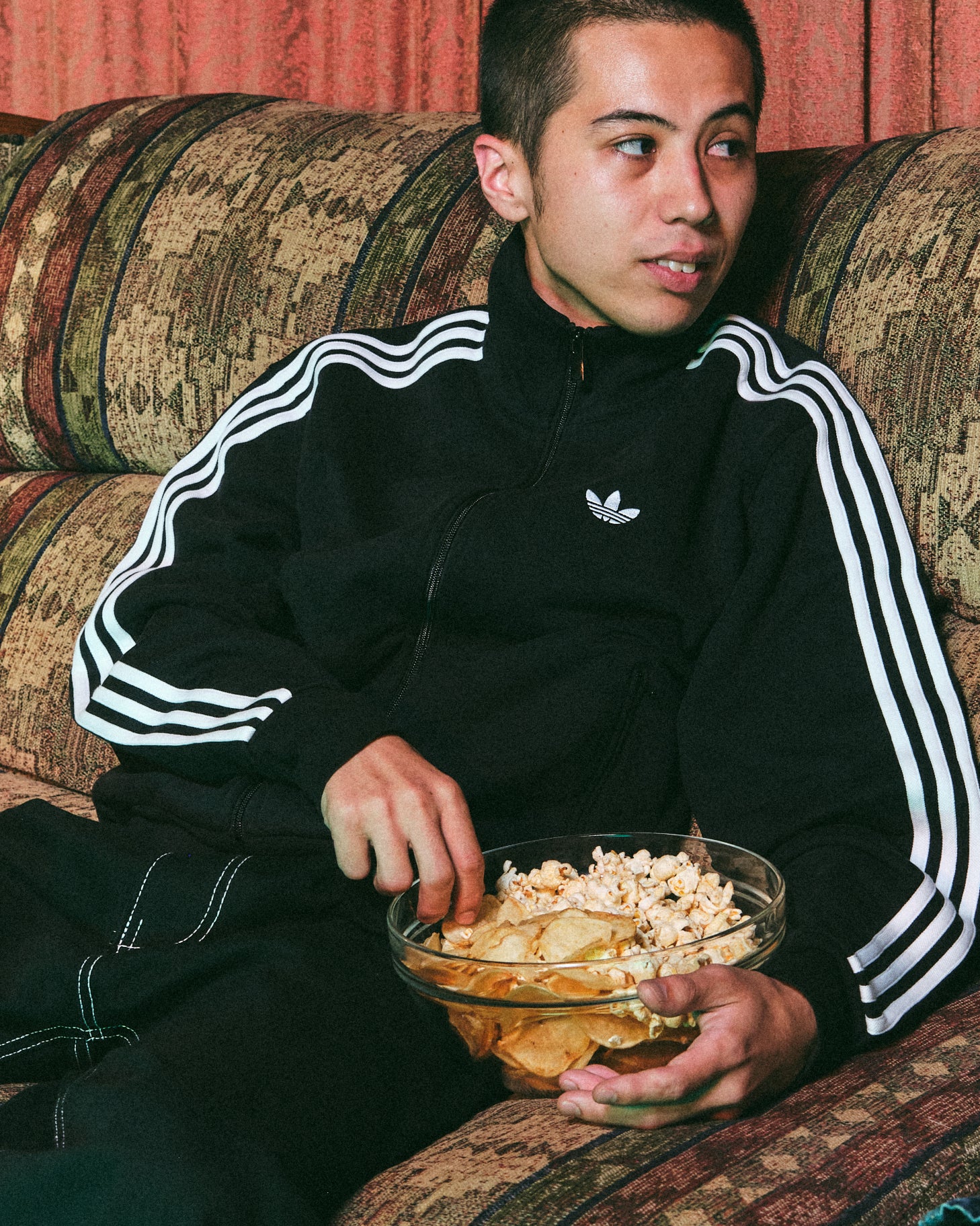 adidas Originals SWEAT FIREBIRD TRACK TOP ブラック
