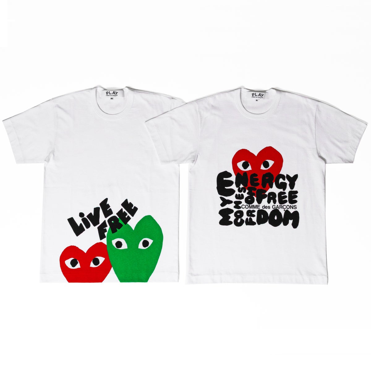 「LIVE FREE、MY ENERGY」 Tシャツ