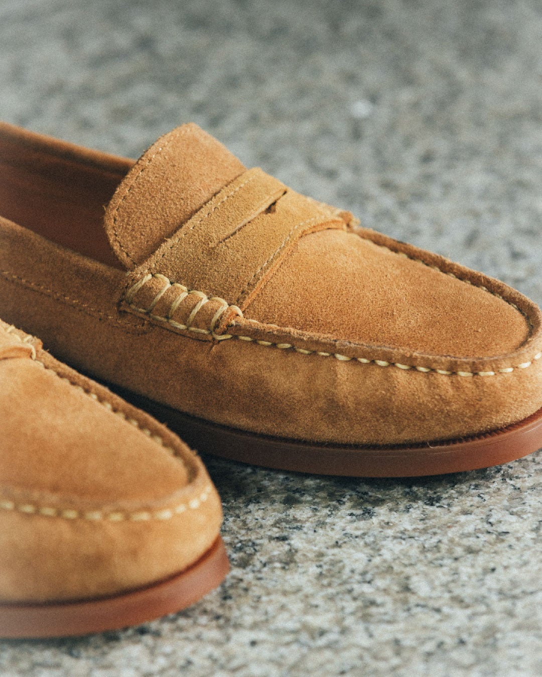 POLO RALPH LAUREN ローファー「MERTON PENNY LOAFER」 爪先