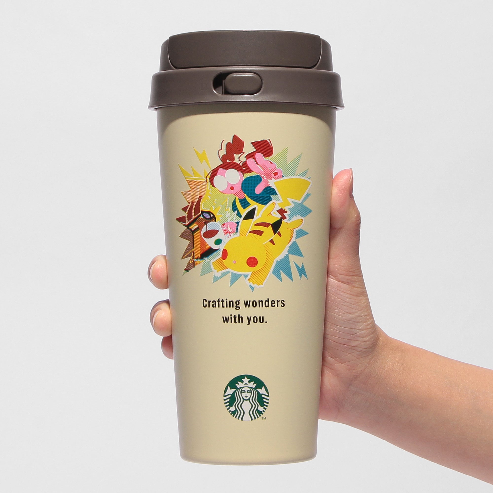 Pokémon + STARBUCKS ステンレス TOGO ボトル 473ml ピカチュウ