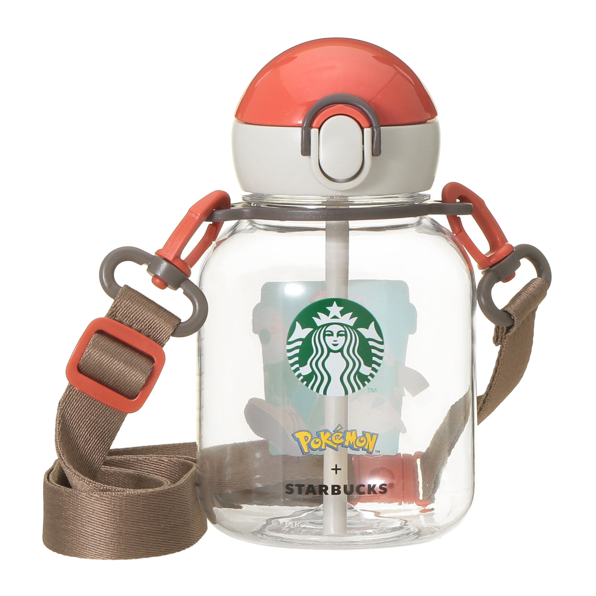 『Pokémon + STARBUCKS ストラップ付ストロータンブラー コーヒーアドベンチャー 458ml』