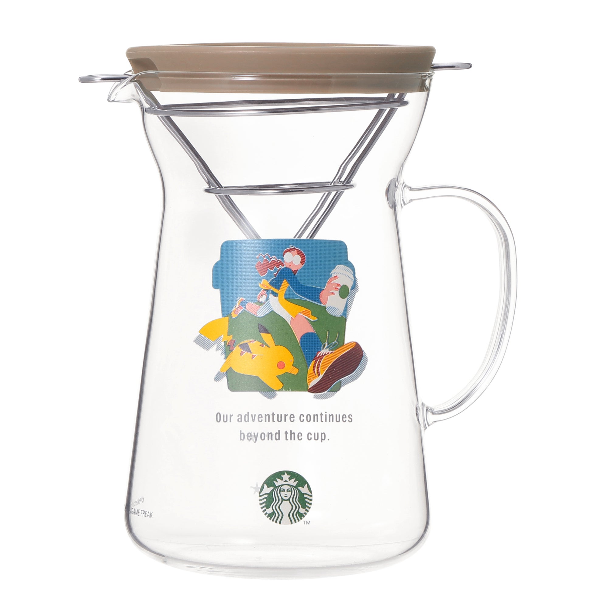 『Pokémon + STARBUCKS グラス ドリップコーヒーメーカー コーヒーアドベンチャー』