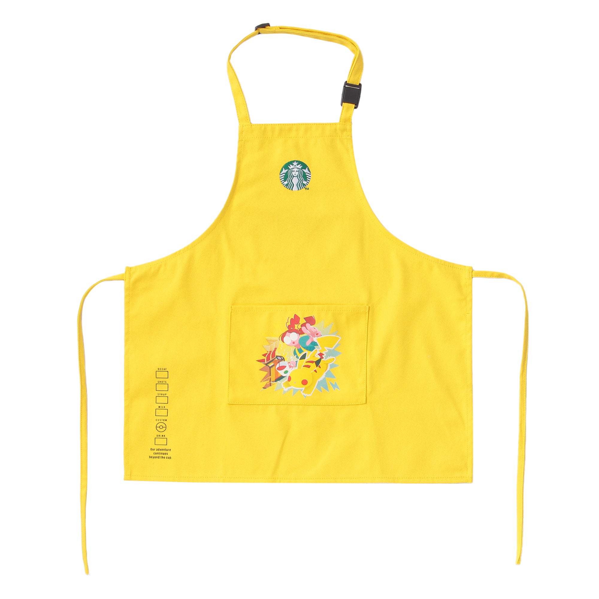 『Pokémon + STARBUCKS キッズエプロン ピカチュウ』