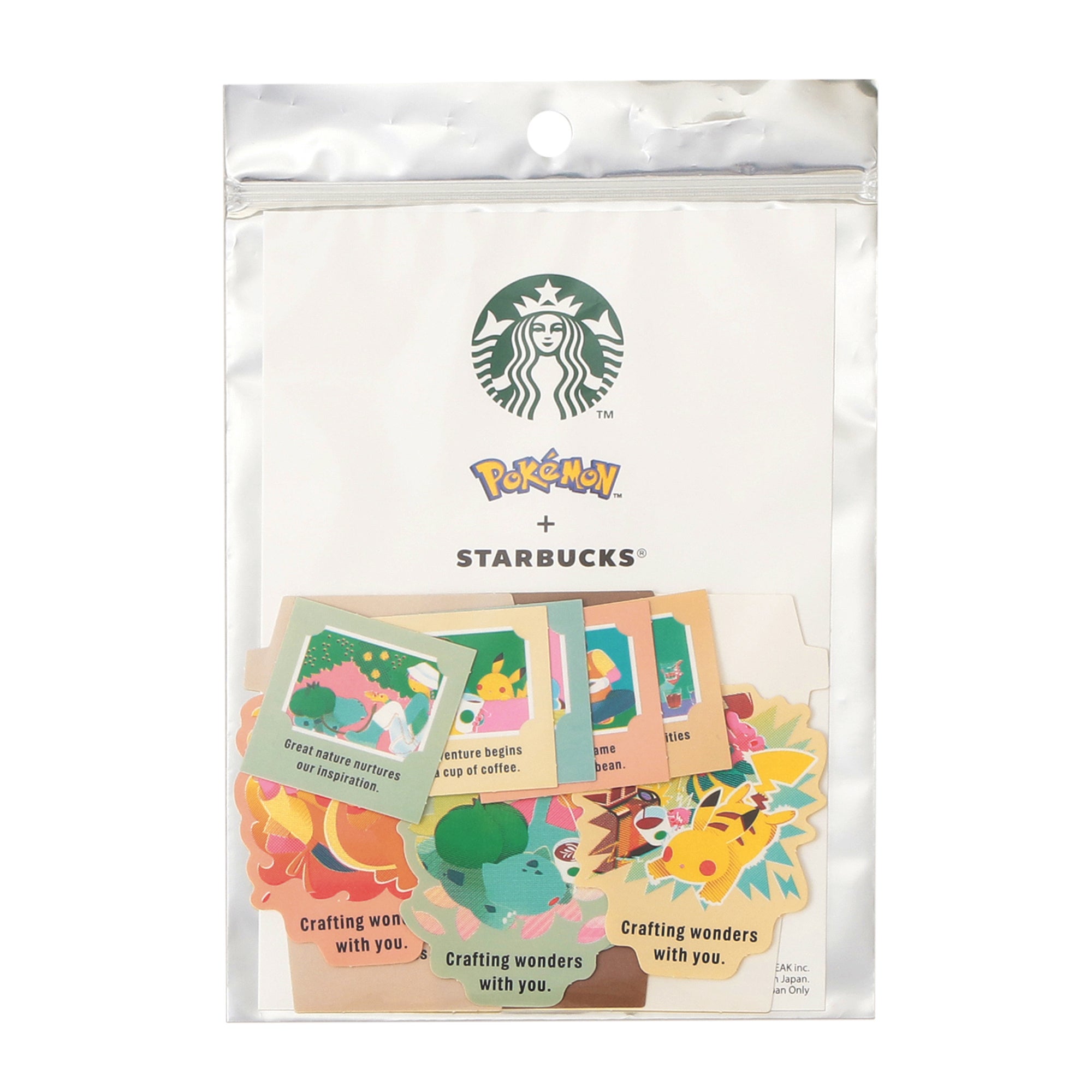 『Pokémon + STARBUCKS アートステッカーセット』