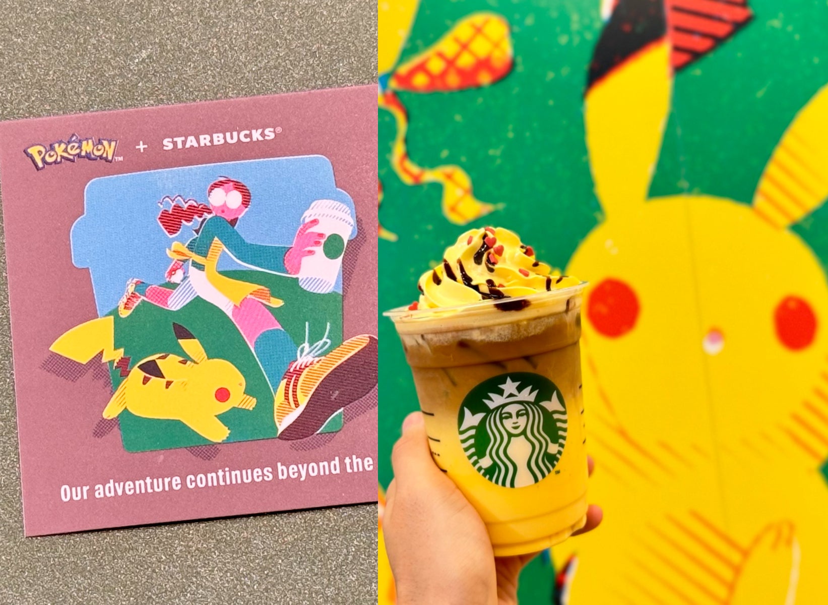 【スタバ新作 ポケモンコラボ】「ピカチュウ ハニークリーム ラテ」の味わいと、オススメカスタムを最速レビュー！ もらえるステッカーも