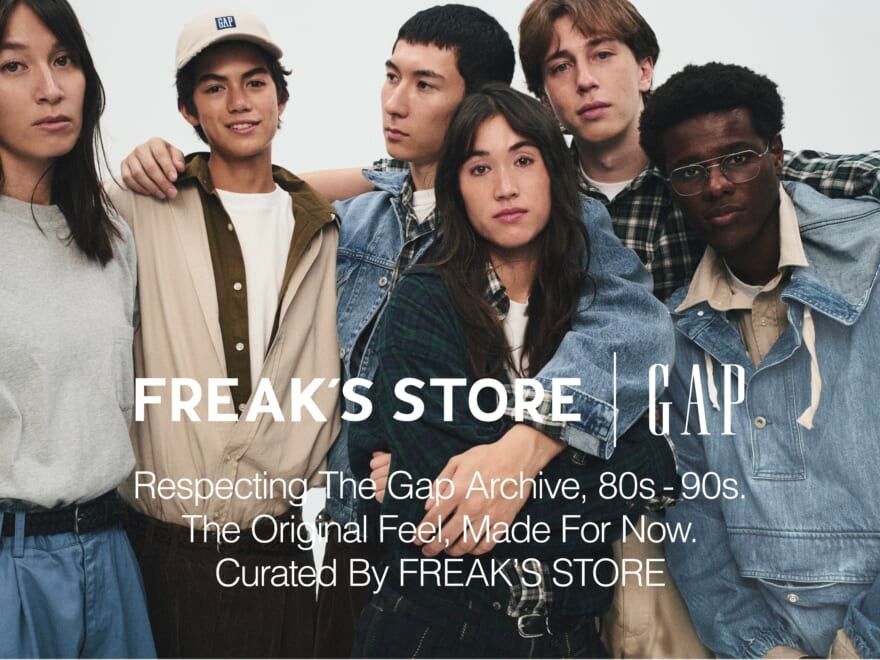 「Gap(ギャップ)」と「フリークス ストア」が日本限定のエクスクルーシブコレクションをリリース!完売必至の全13型に注目!