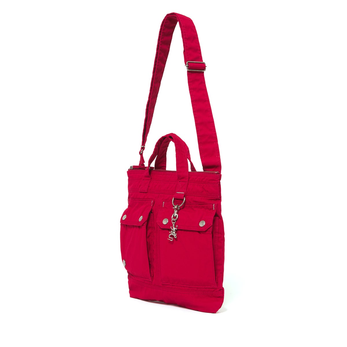 2WAY HELMET BAG(S)赤 全体