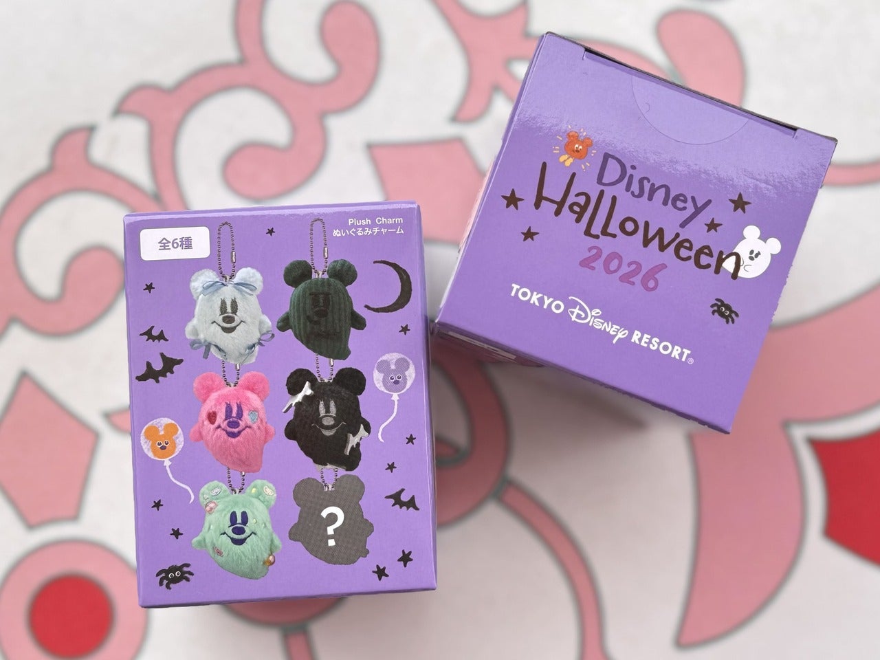 ディズニーシーハロウィングッズ「ぬいぐるみチャーム」箱