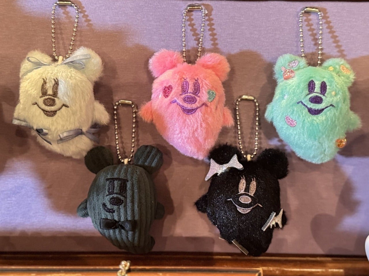 ディズニーシーハロウィングッズ「ぬいぐるみチャーム」シークレット以外の全種類
