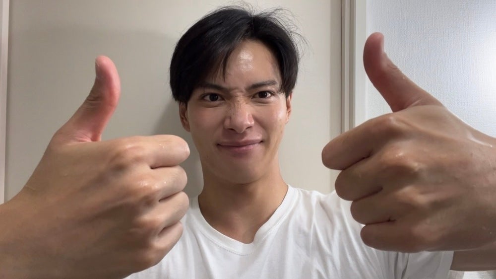 エッセンスを2〜3滴顔全体になじませる 終了