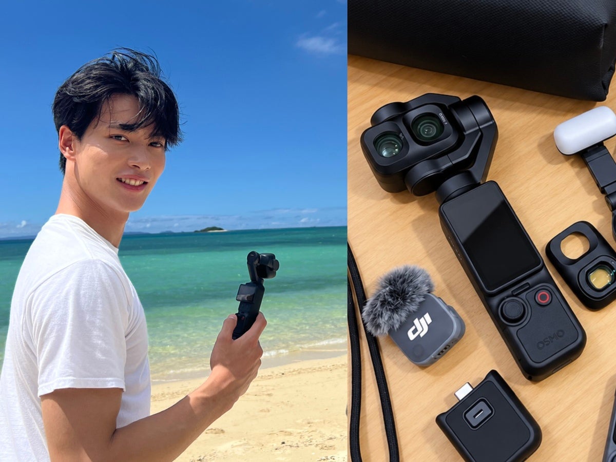 沖縄の海で比較レビュー。「Osmo Pocket 4P in okinawa」Vlogコンボ＆専用アクセサリーを旅に持って行ったら撮影の幅が広がった！
