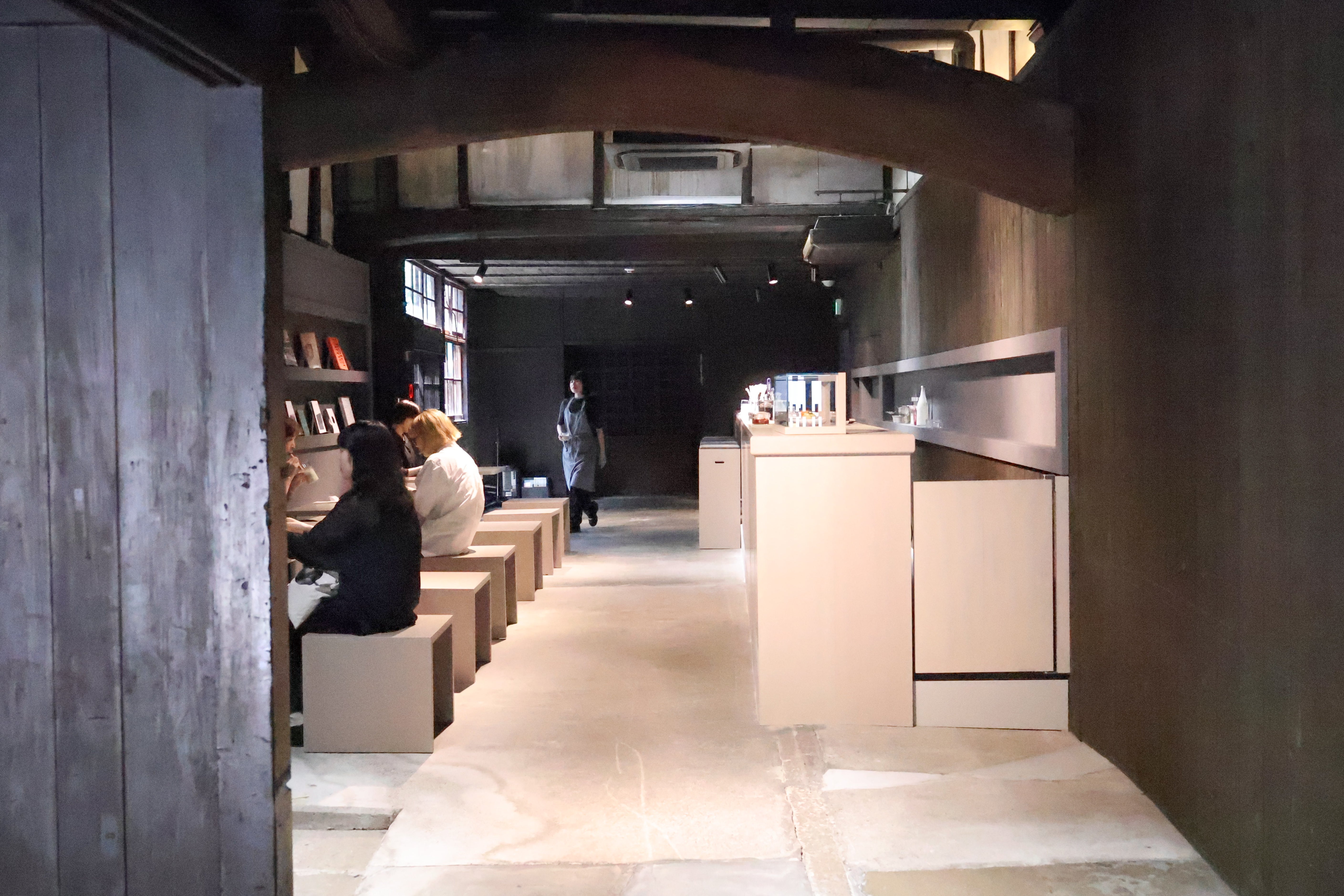 お匙 京都に併設されているカフェ店内