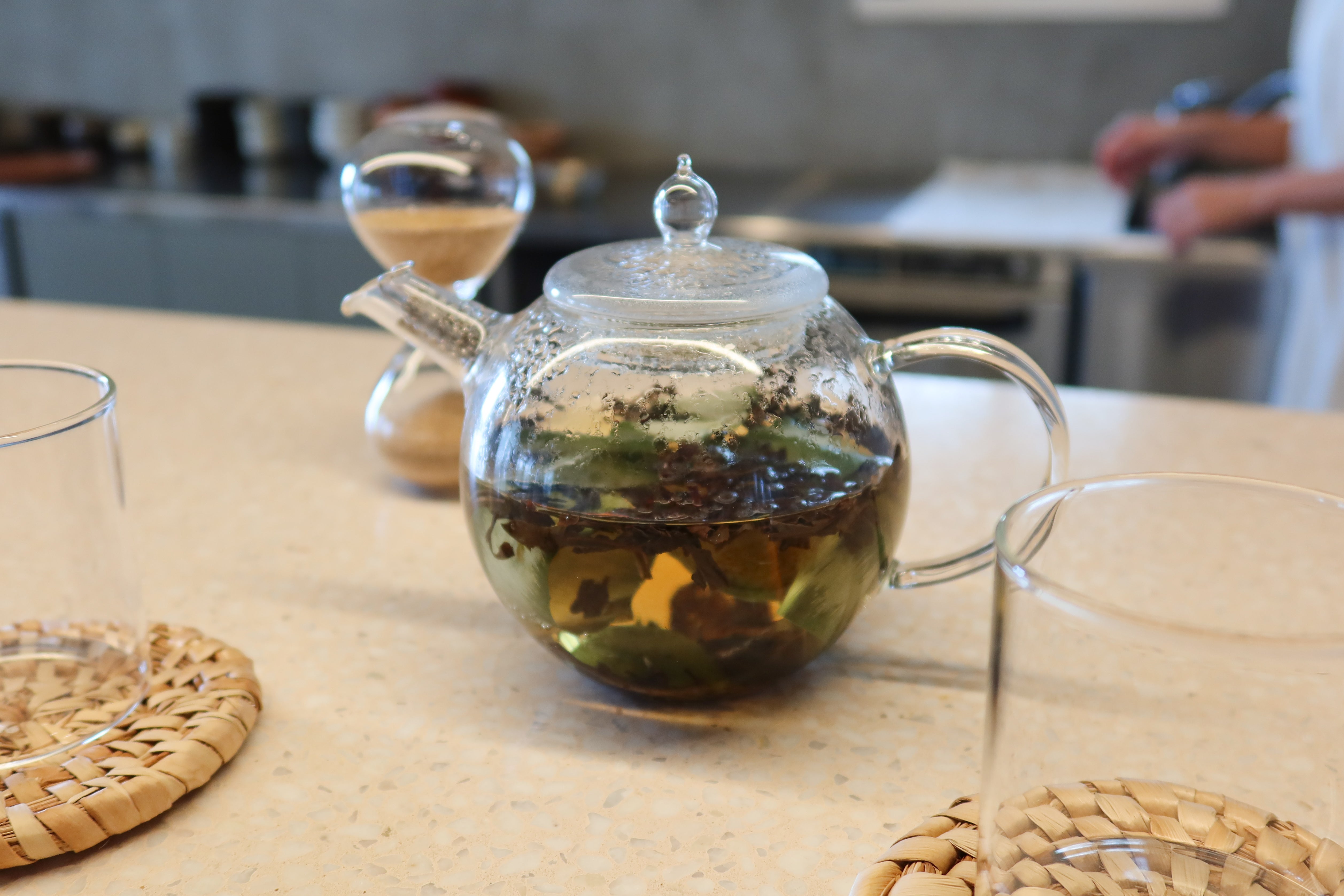 「MEGURU|巡」の朝ごはん後に提供されるお茶