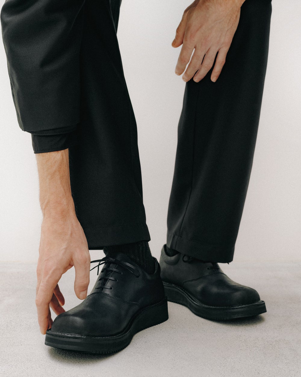 nanamica×REGAL “GORE-TEX Plain Toe Shoes” 着画 4