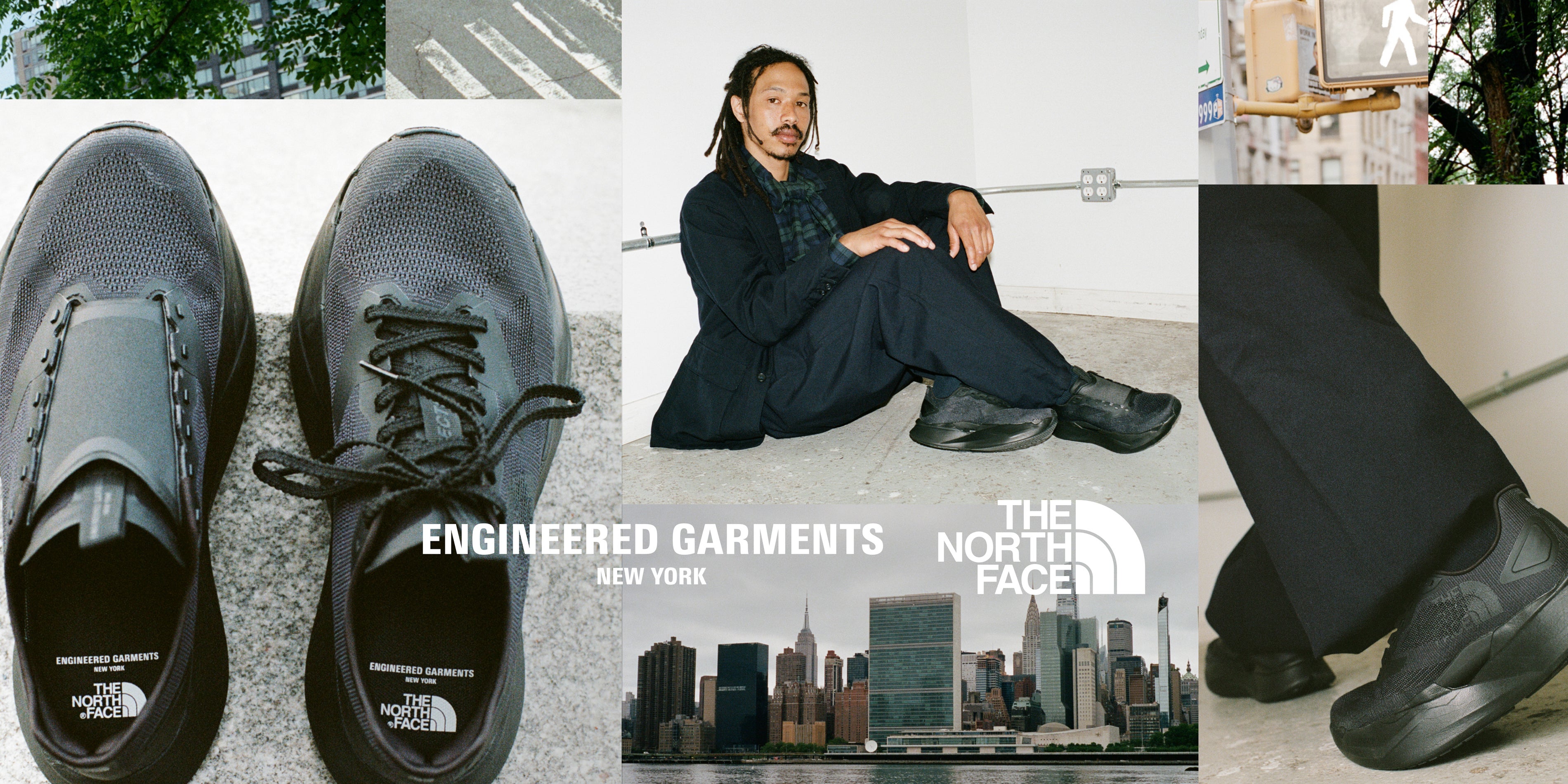 THE NORTH FACE × ENGINEERED GARMENTS 「VECTIV Forward EG」キービジュアル