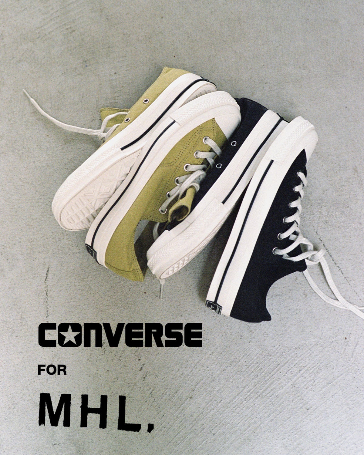 CONVERSE×MHL. 「ALL STAR LGCY」 キービジュアル
